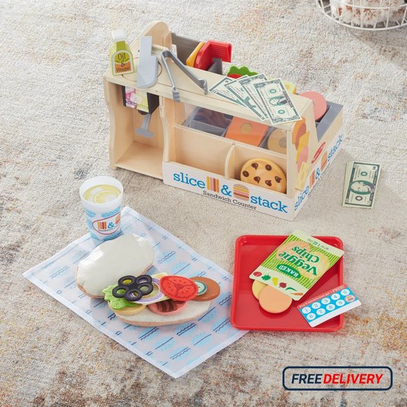 Slice & Stack Sandwich Counter, Children's Toys, - Picture 5 of 8